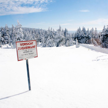 Der Brocken in weiß