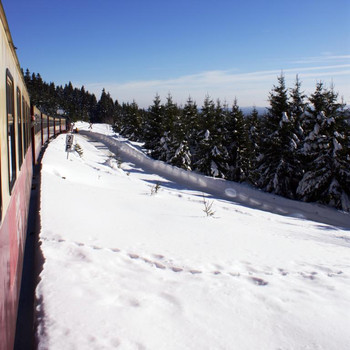 Der Brocken in weiß