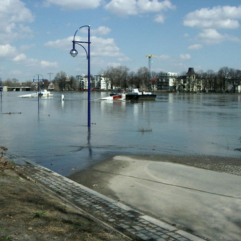 Hochwasser in Magdeburg
