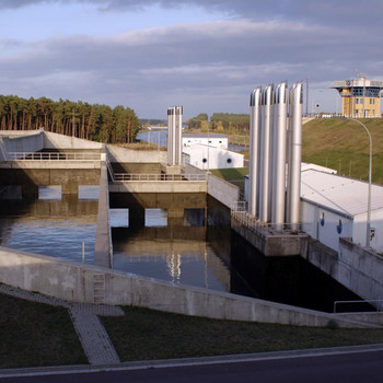 Doppelsparschleuse in Hohenwarte