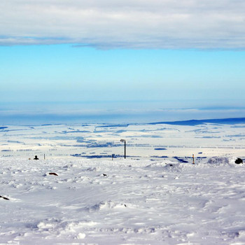 Der Brocken in weiß