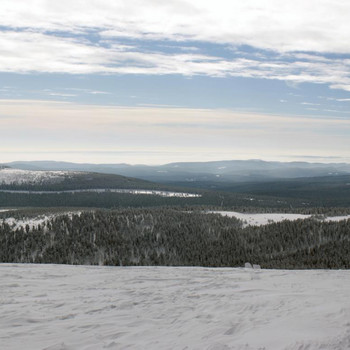 Der Brocken in weiß
