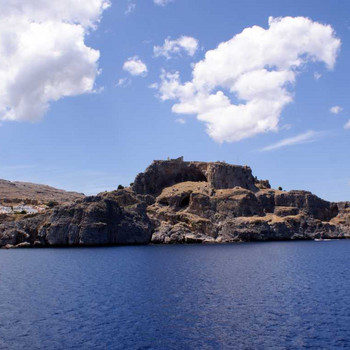 Rhodos auf hoher See