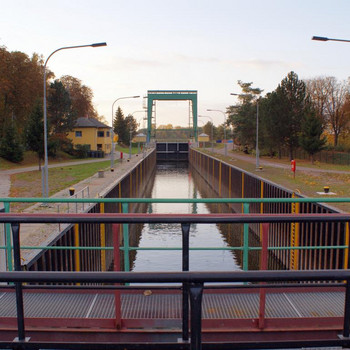 Die Schleuse in Niegripp