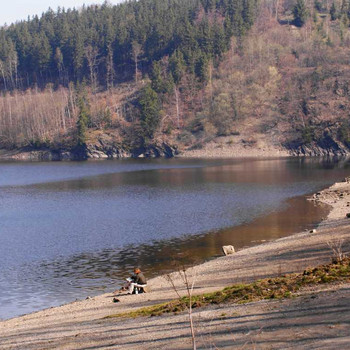 Stausee in Wendefurth