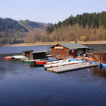 Stausee in Wendefurth