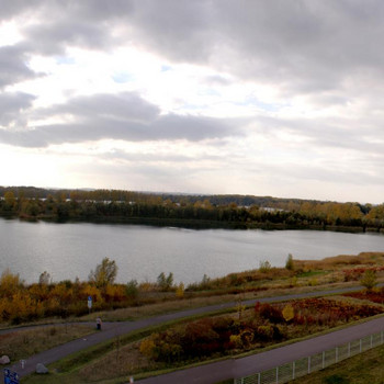 Die Sparschleuse Rothensee im Panorama