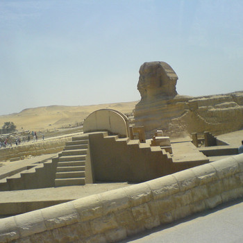 Pyramiden und der Sphinx von Gizeh