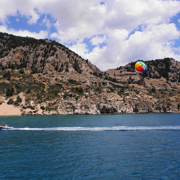 Rhodos auf hoher See