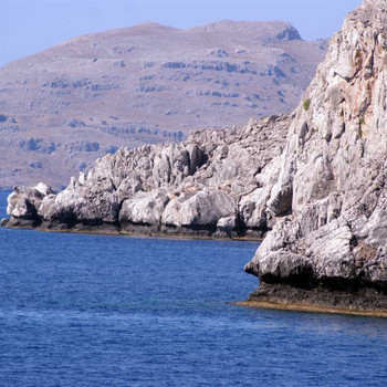 Rhodos auf hoher See