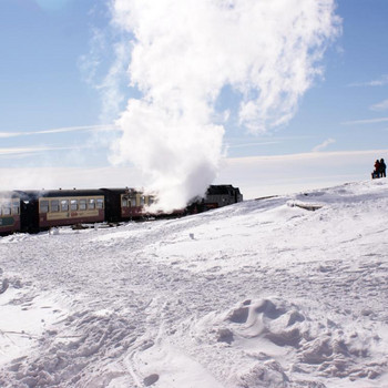 Der Brocken in weiß
