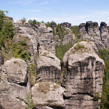 Das Elbsandsteingebirge